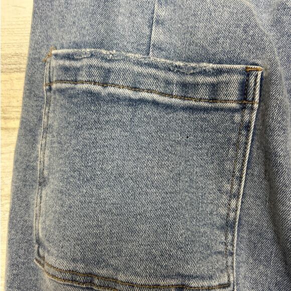 Altar’d State Women’s 30 Blue Flared Leg Boho Denim Jeans Casual - Picture 6 of 7